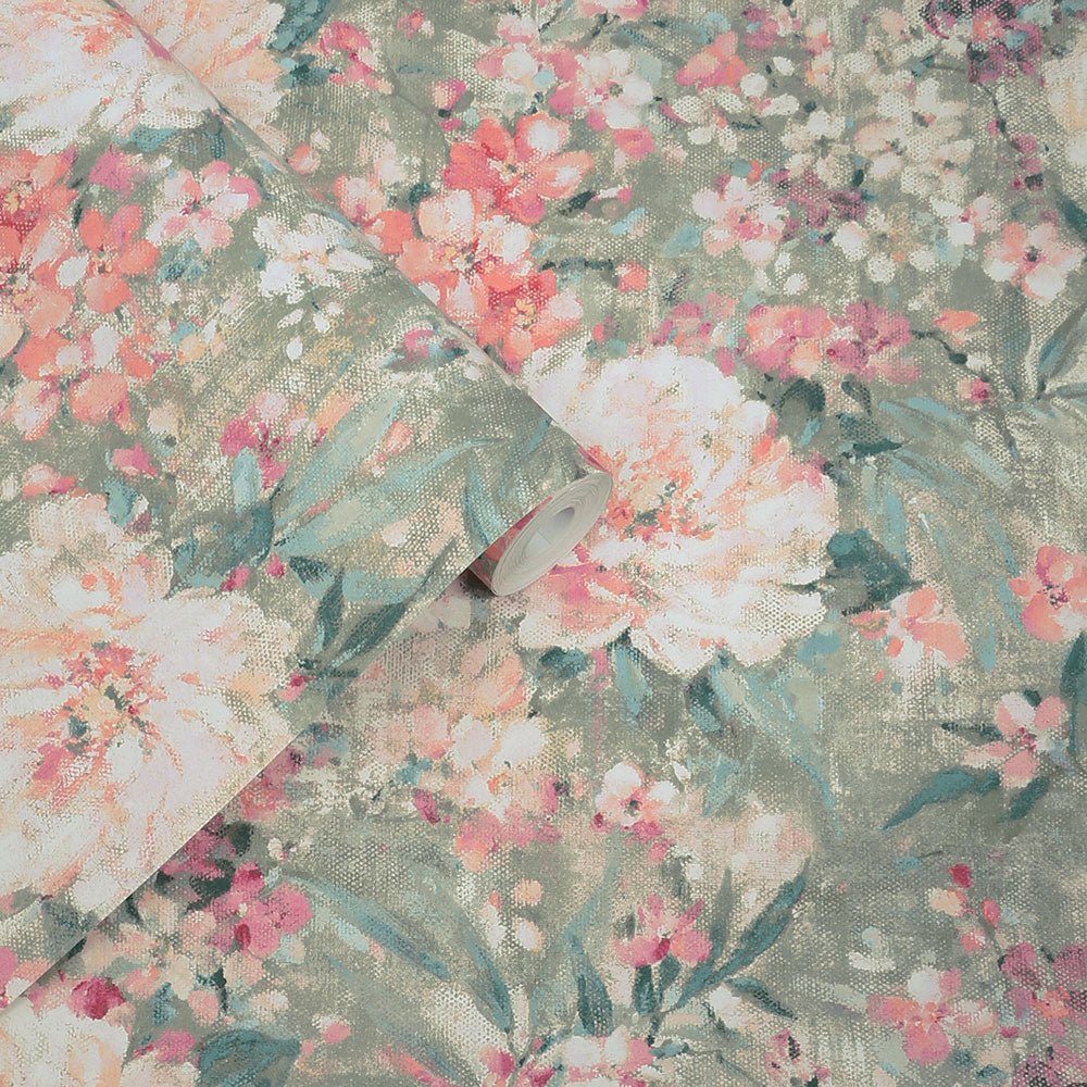 Mayville Wallpaper - Hedgerow Green - Laura Ashley - 140328Wallpaper199