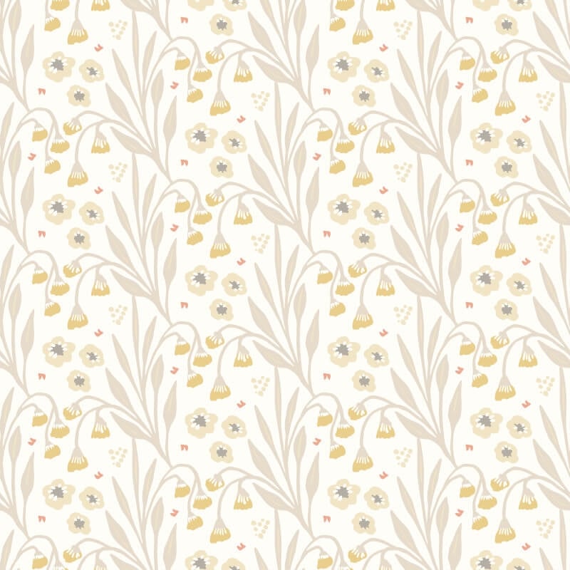 Meadow Stripe Wallpaper - Ochre/Stone - Hoopla Walls - HWA1212WWallpaper199