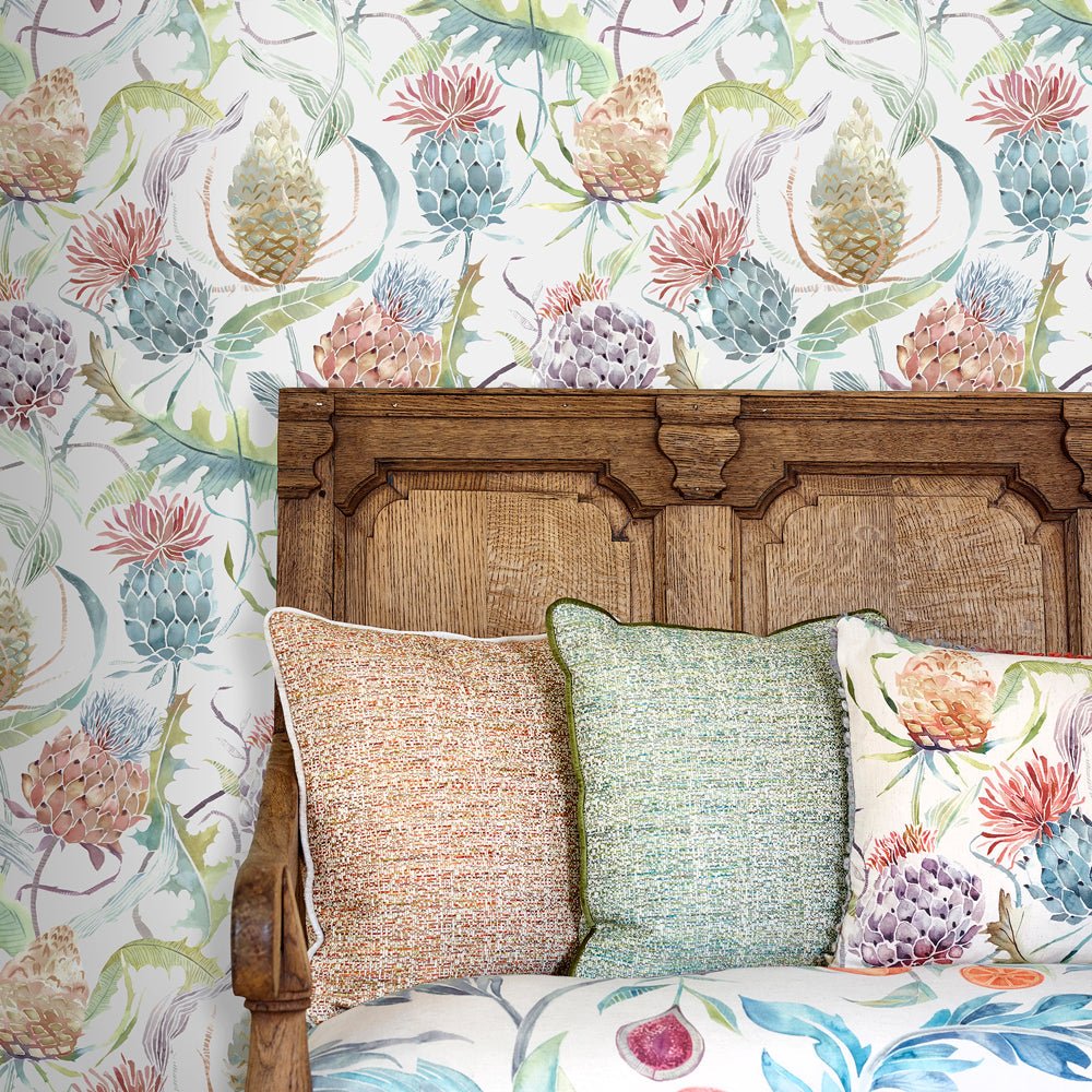 Meadwell Wallpaper - Pomegranate - Voyage Maison - MEADWEL/WPO/POMWallpaper199