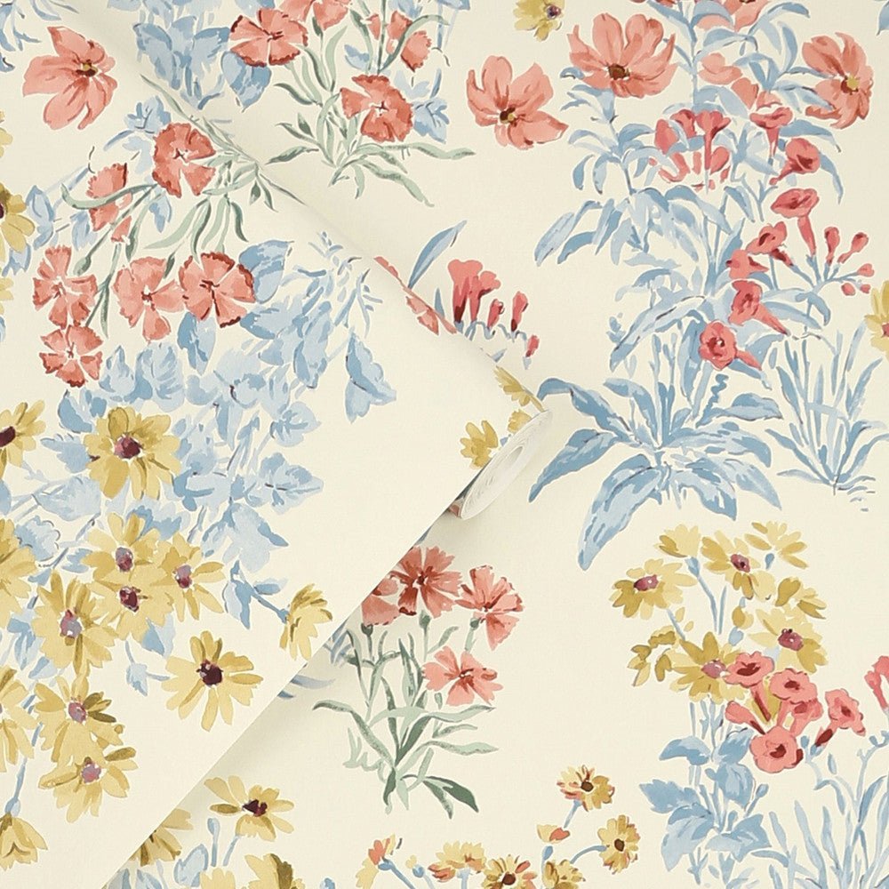 Megan Wallpaper - Ochre Yellow - Laura Ashley - 122742Wallpaper199