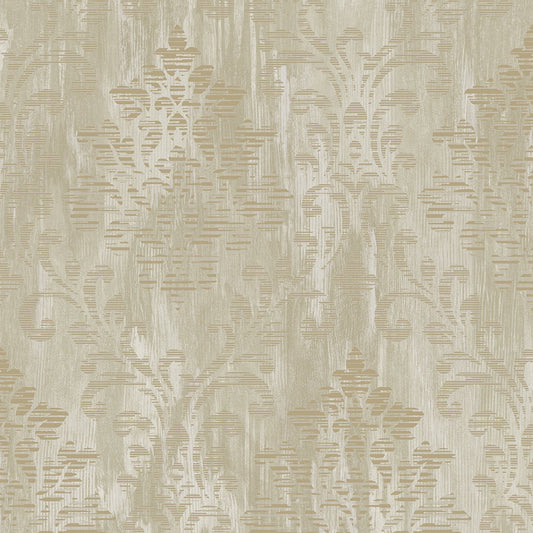 Metallic FX Rustic Damask Wallpaper - Gold - Galerie - W78177Wallpaper199
