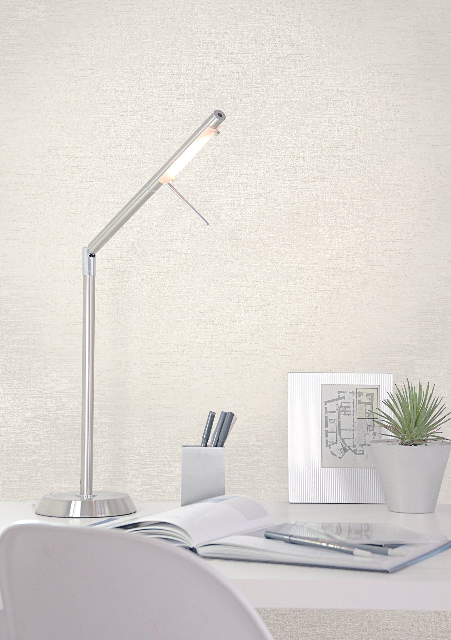 Metallic FX Weave Wallpaper - Cream - Galerie - W78209Wallpaper199