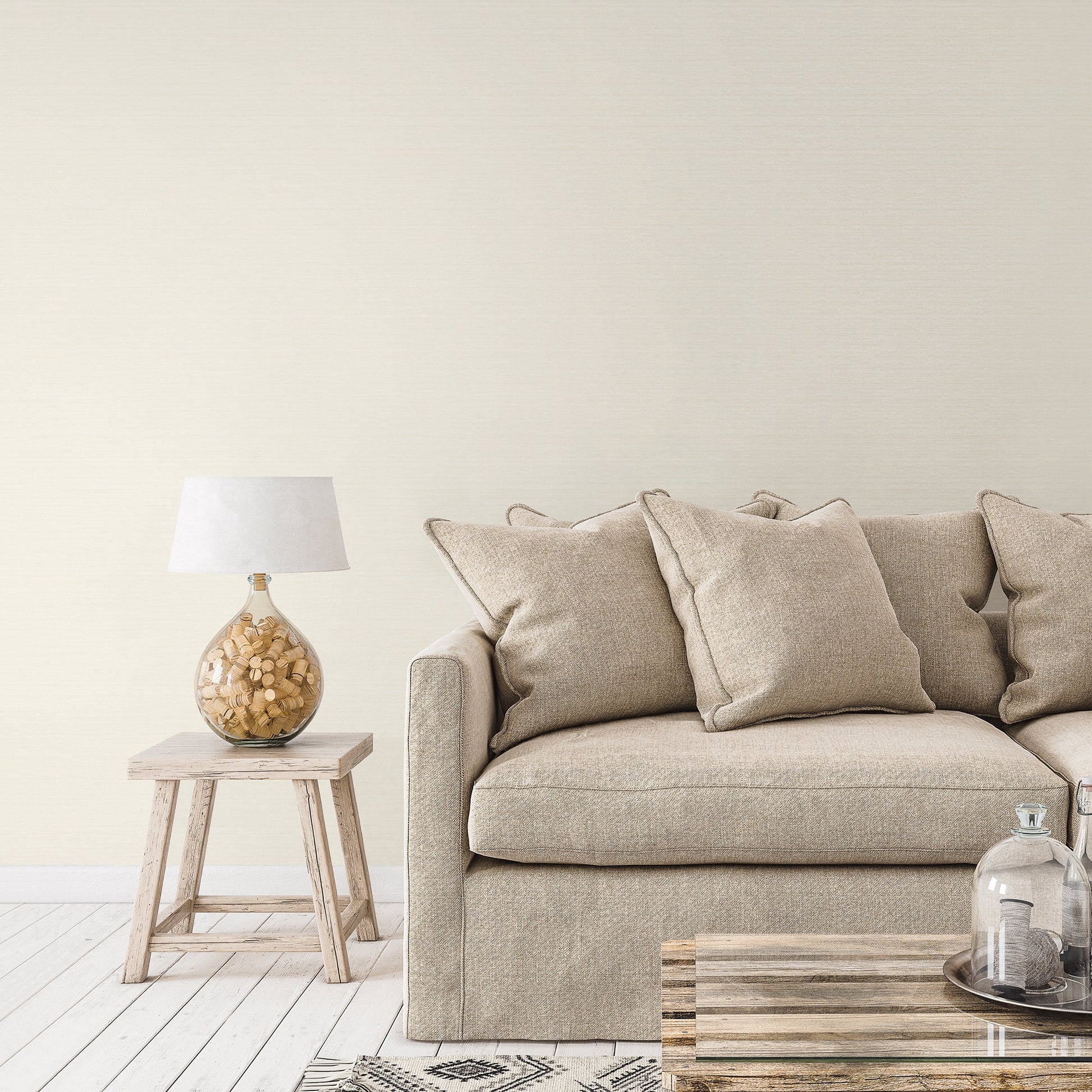 Metallic FX Woven Wallpaper - Cream - Galerie - W78204Wallpaper199