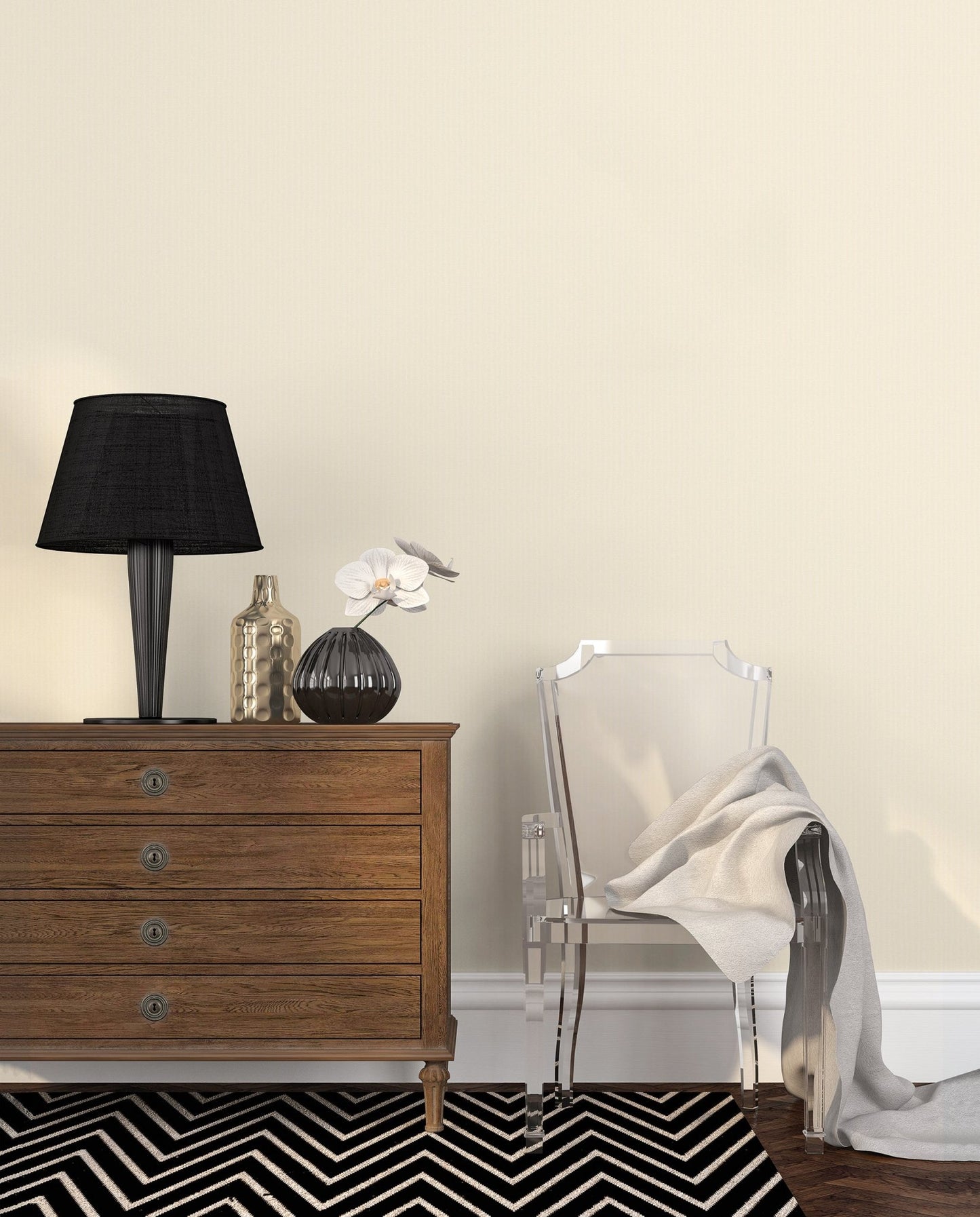 Metallic FX Woven Wallpaper - Sheen Cream - Galerie - W78174Wallpaper199