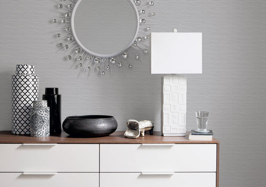 Metallic FX Woven Wallpaper - Silver - Galerie - W78203Wallpaper199