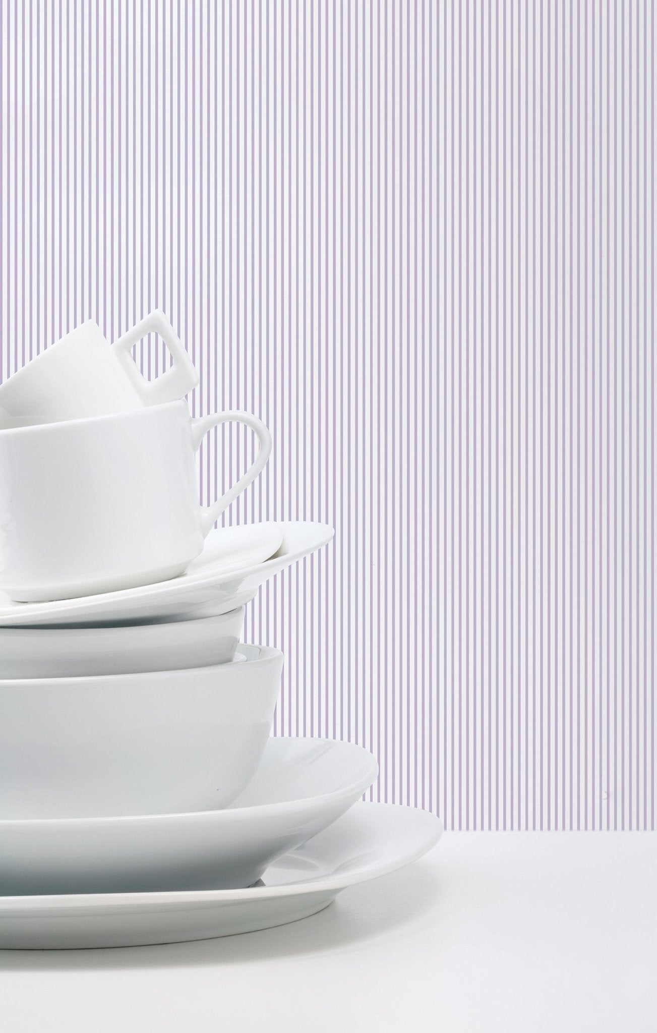 Miniatures 2 Delicate Stripe Wallpaper - Lilac - Galerie - G67858Wallpaper199