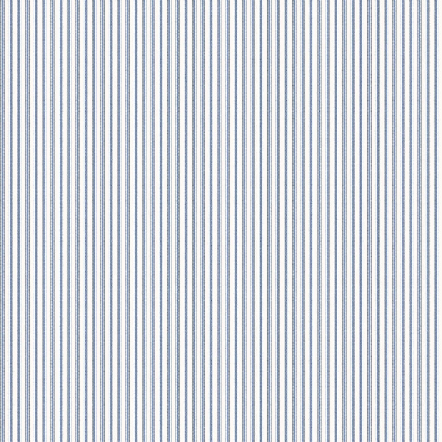 Miniatures 2 Double Stripe Wallpaper - Blue / White - Galerie - G67927Wallpaper199