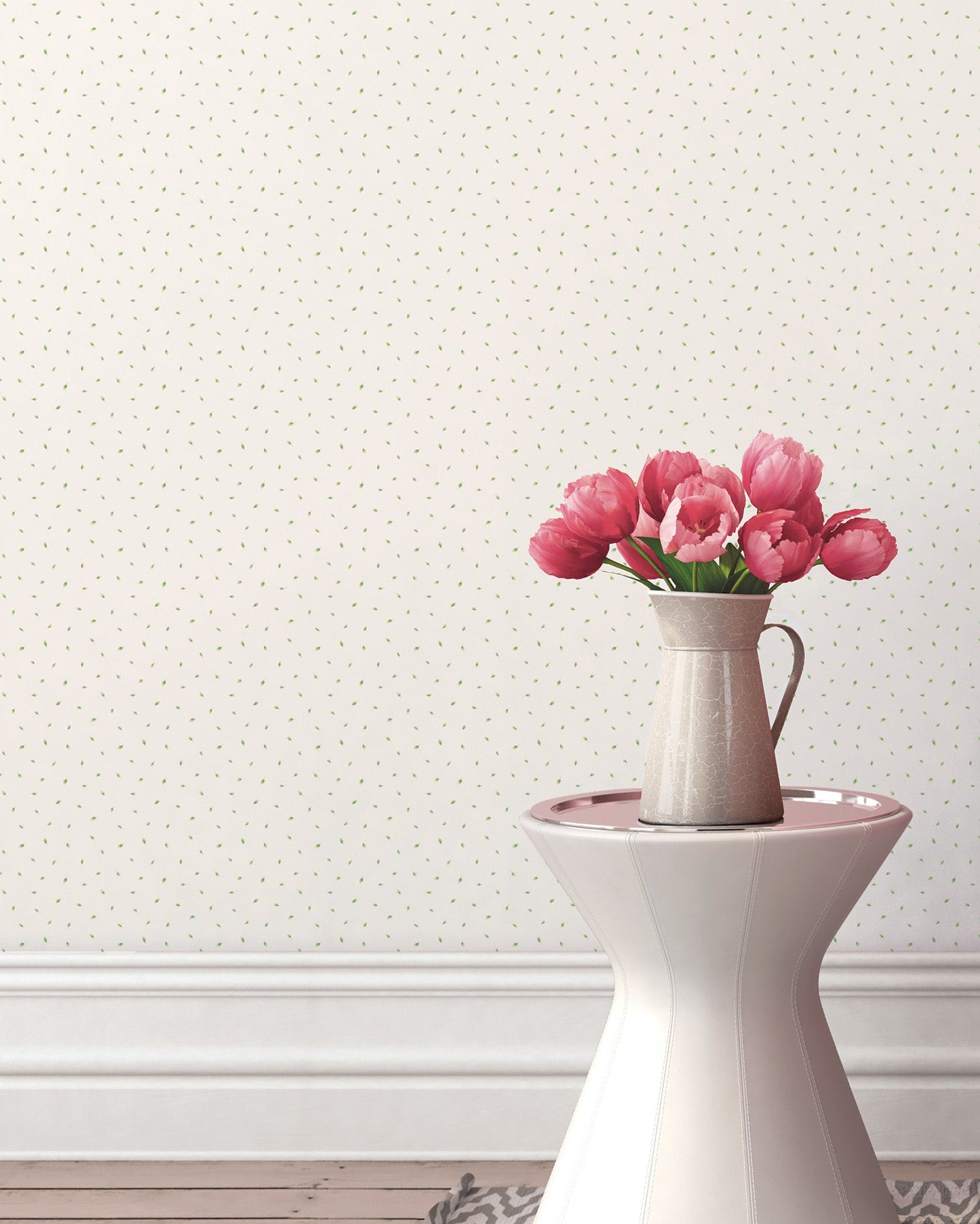 Miniatures 2 Falling Leaves Wallpaper - Green - Galerie - G67880Wallpaper199
