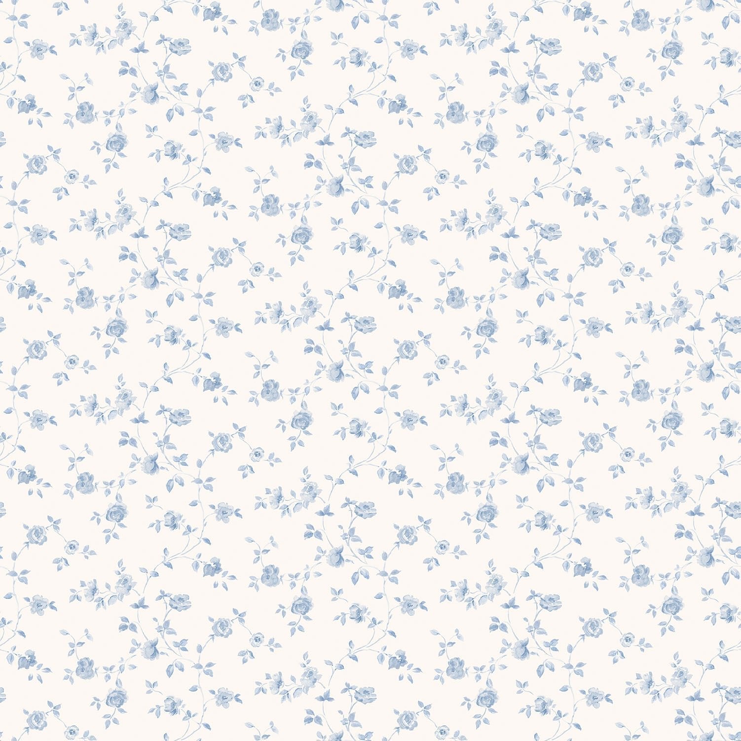 Miniatures 2 Mini Roses Wallpaper - Blue - Galerie - G67887Wallpaper199