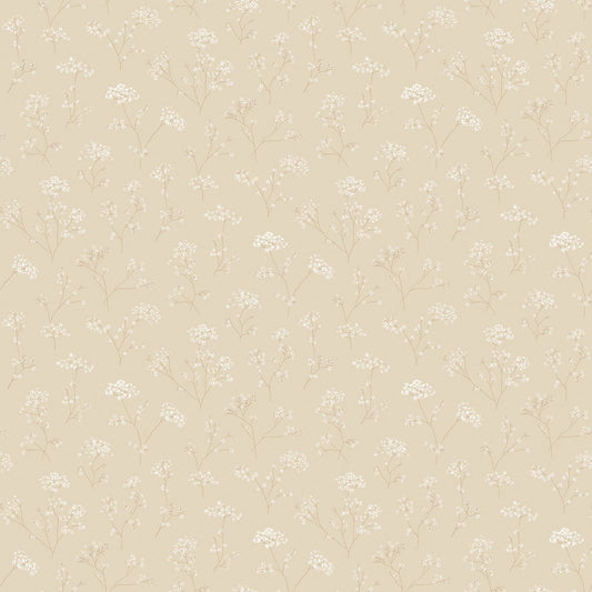 Miniatures 2 Parsley Flowers Wallpaper - Beige - Galerie - G67869Wallpaper199