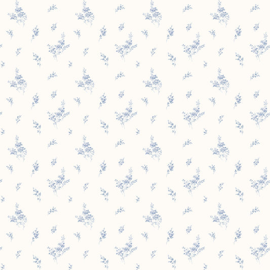 Miniatures 2 Rose Bouquets Wallpaper - Blue - Galerie - G67915Wallpaper199