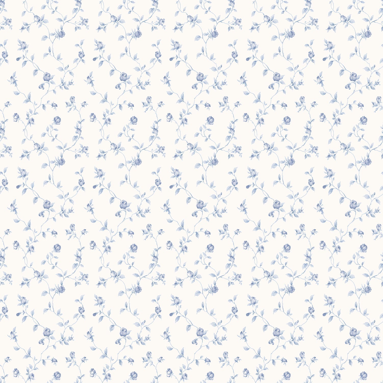 Miniatures 2 Rose Trellis Wallpaper - Blue - Galerie - G67932Wallpaper199
