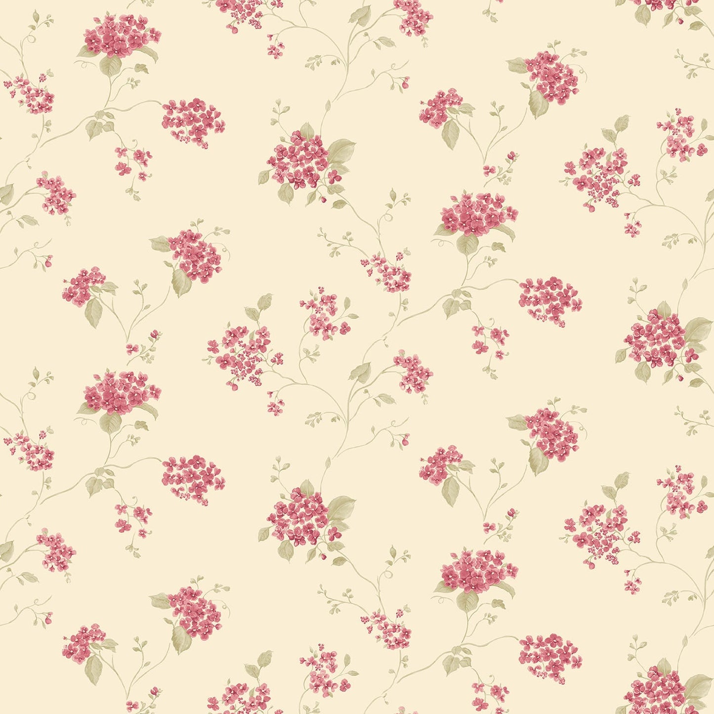 Miniatures 2 Spring Flowers Wallpaper - Wine Red - Galerie - G67868Wallpaper199