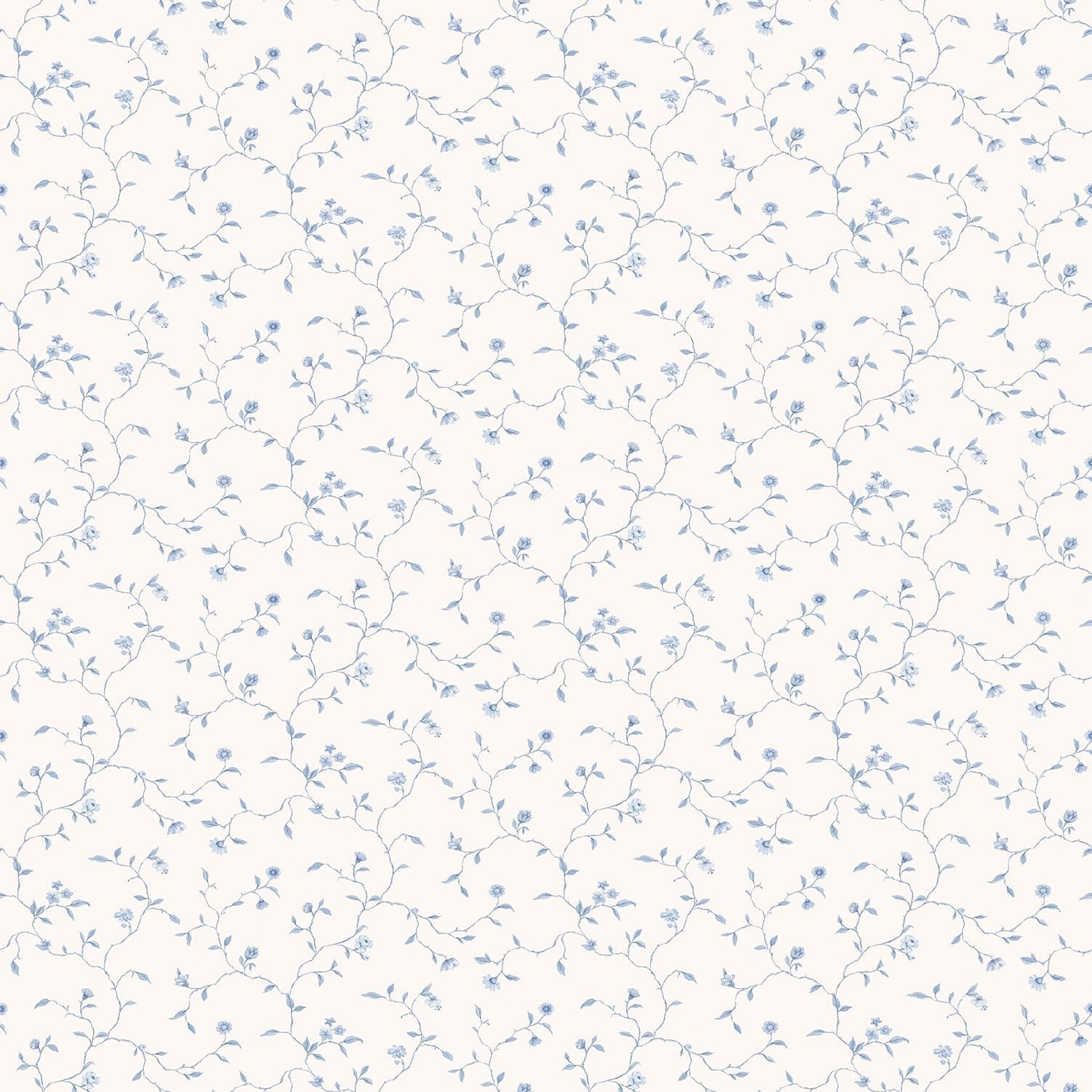 Miniatures 2 Trellis Vines Wallpaper - Blue - Galerie - G67920Wallpaper199