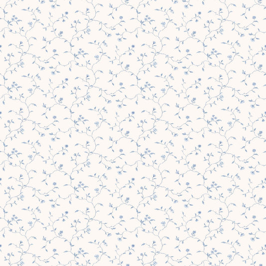 Miniatures 2 Trellis Vines Wallpaper - Blue - Galerie - G67920Wallpaper199