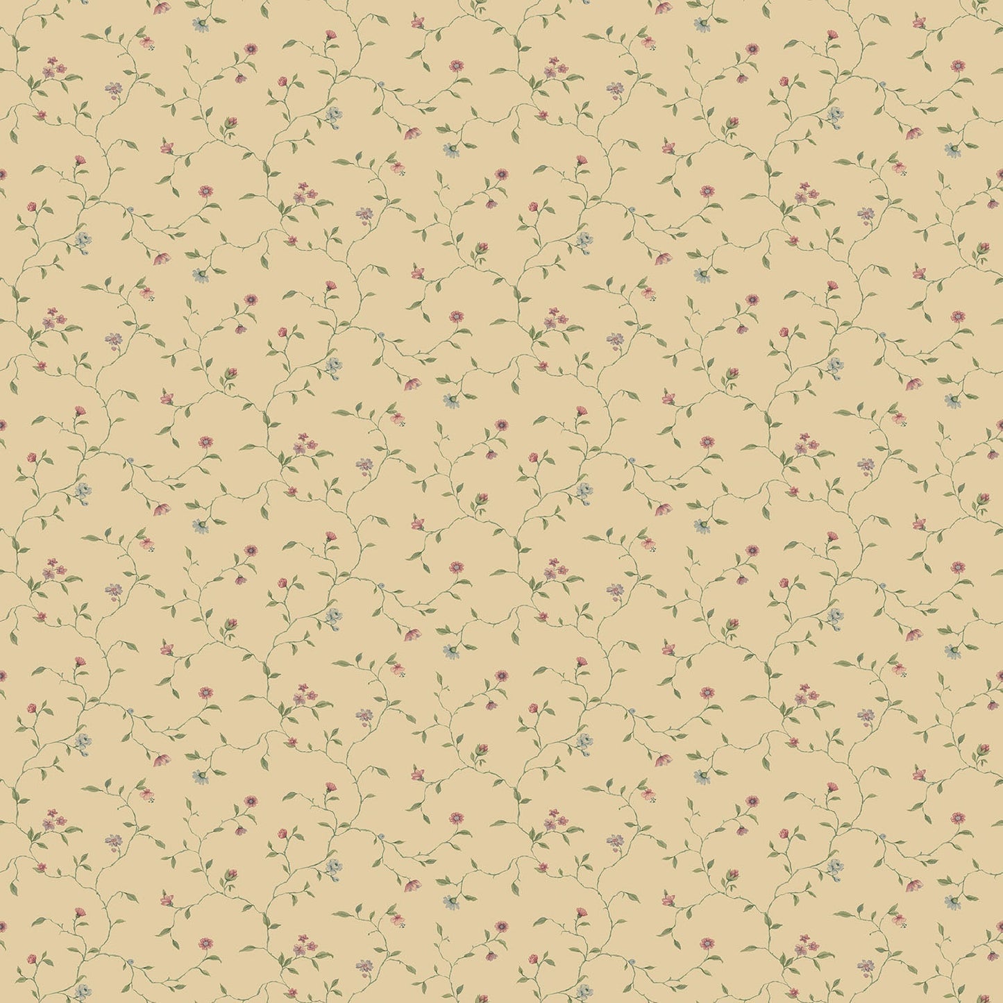 Miniatures 2 Trellis Vines Wallpaper - Pink / Blue - Galerie - G67921Wallpaper199