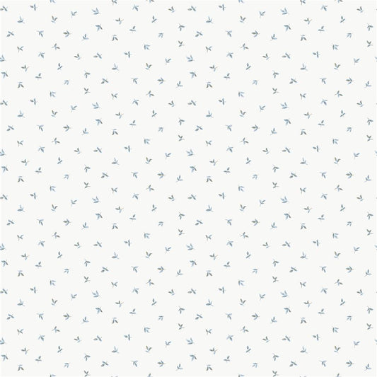 Miniatures 3 Mini Leaf Wallpaper - Blue - Galerie - G68719Wallpaper199