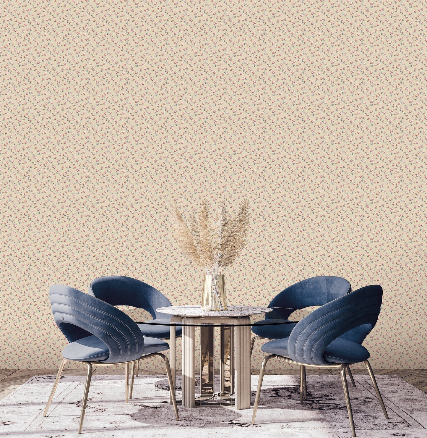 Miniatures 3 Mini Magnolia Wallpaper - Sand - Galerie - G68724Wallpaper199