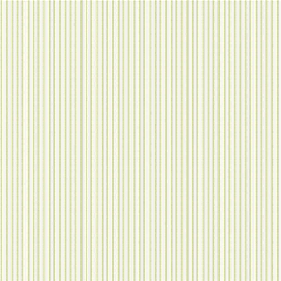 Miniatures 3 Ticking Stripe Wallpaper - Green - Galerie - G68739Wallpaper199