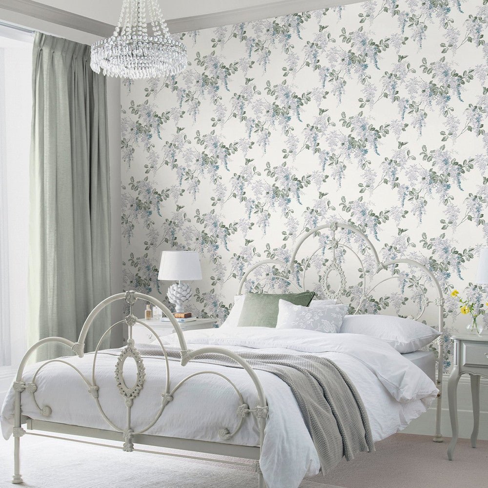 Mirabelle Wallpaper - Pale Seaspray - Laura Ashley - 130106Wallpaper199