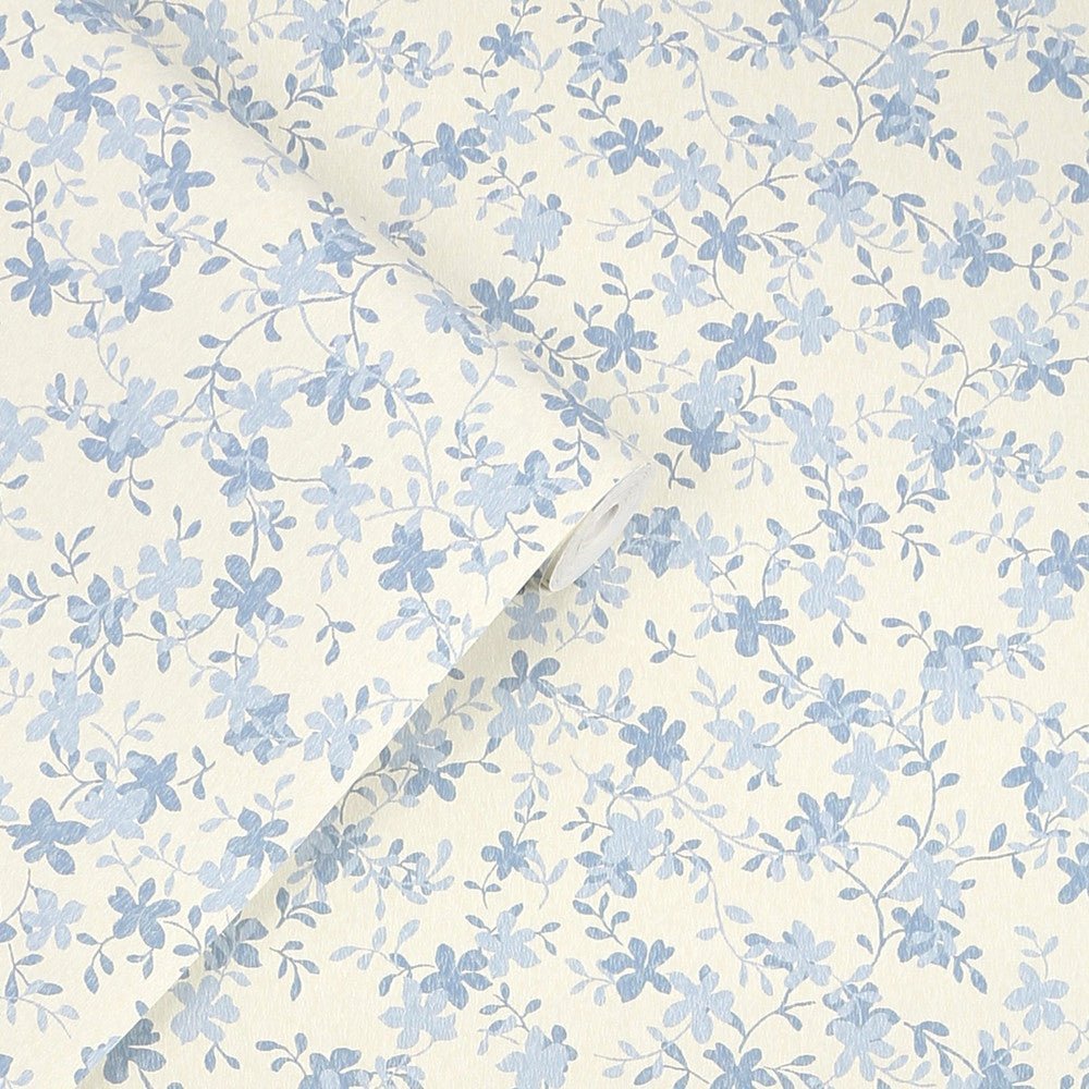 Misterton Trail Wallpaper - Pale Seaspray Blue - Laura Ashley - 122744Wallpaper199