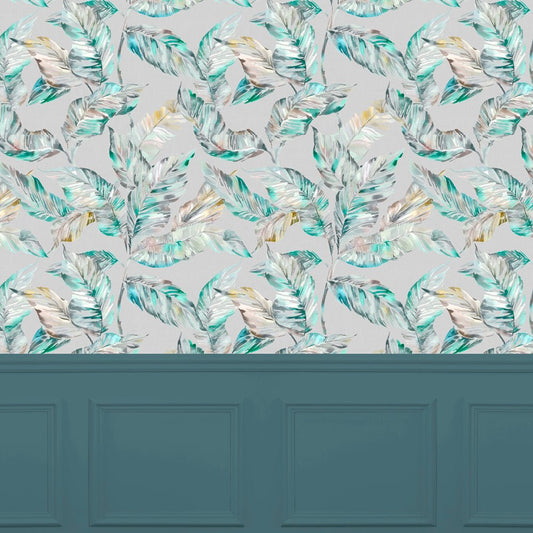 Mizuna Wallpaper - Emerald - Voyage Maison - MIZUNA/WPO/EMEWallpaper199