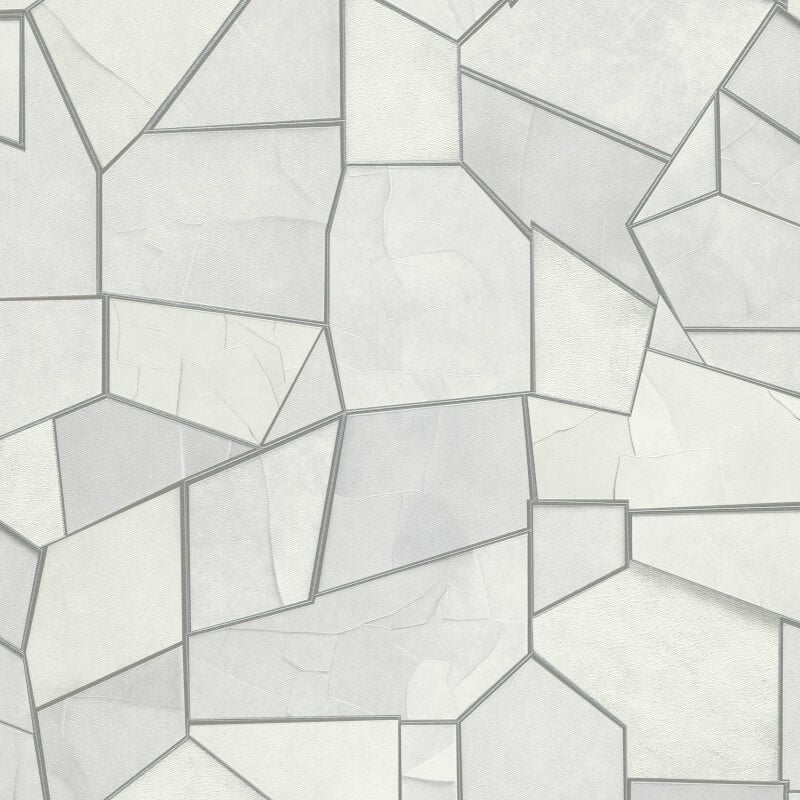 Mosaique Metallic Wallpaper - Slate Grey - Elle Decoration - 10445 - 31Wallpaper199