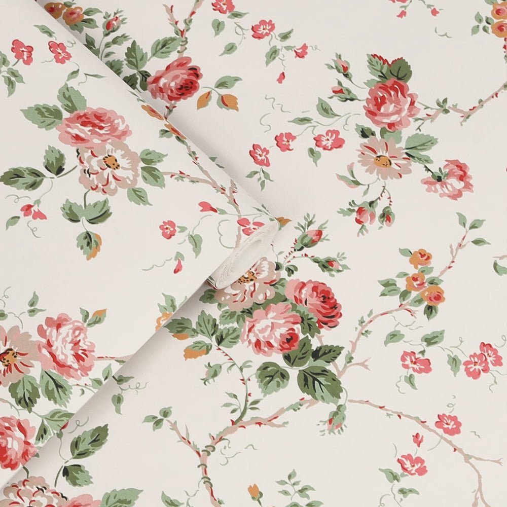 Mountney Garden Wallpaper - Antique Pink - Laura Ashley - 121083Wallpaper199