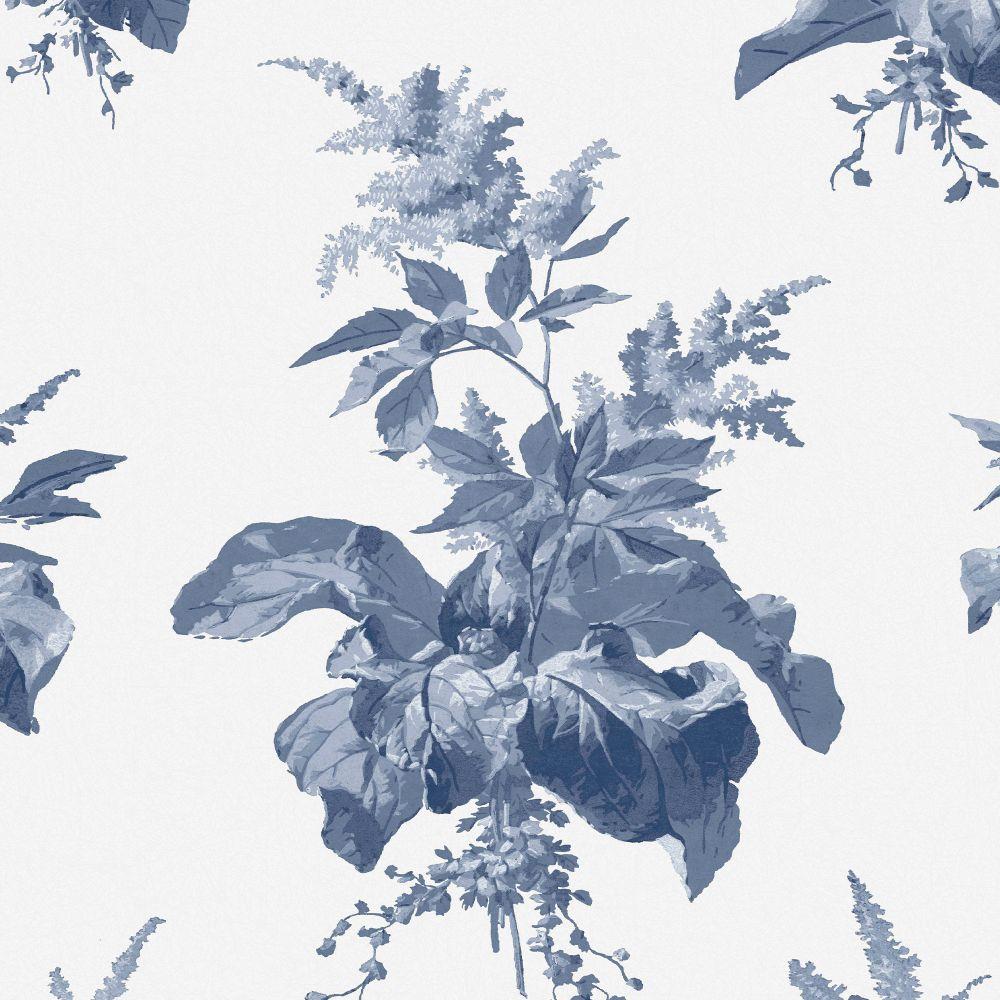 Narberth Wallpaper - Midnight Seaspray Blue - Laura Ashley - 119851Wallpaper199