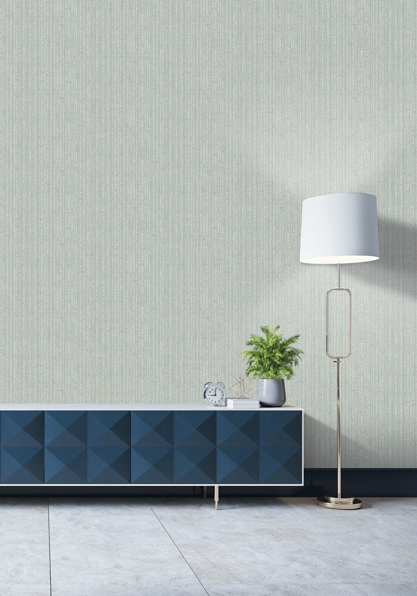 Natural FX 2 Bamboo Wallpaper - Blue / Cream - Galerie - G67767Wallpaper199