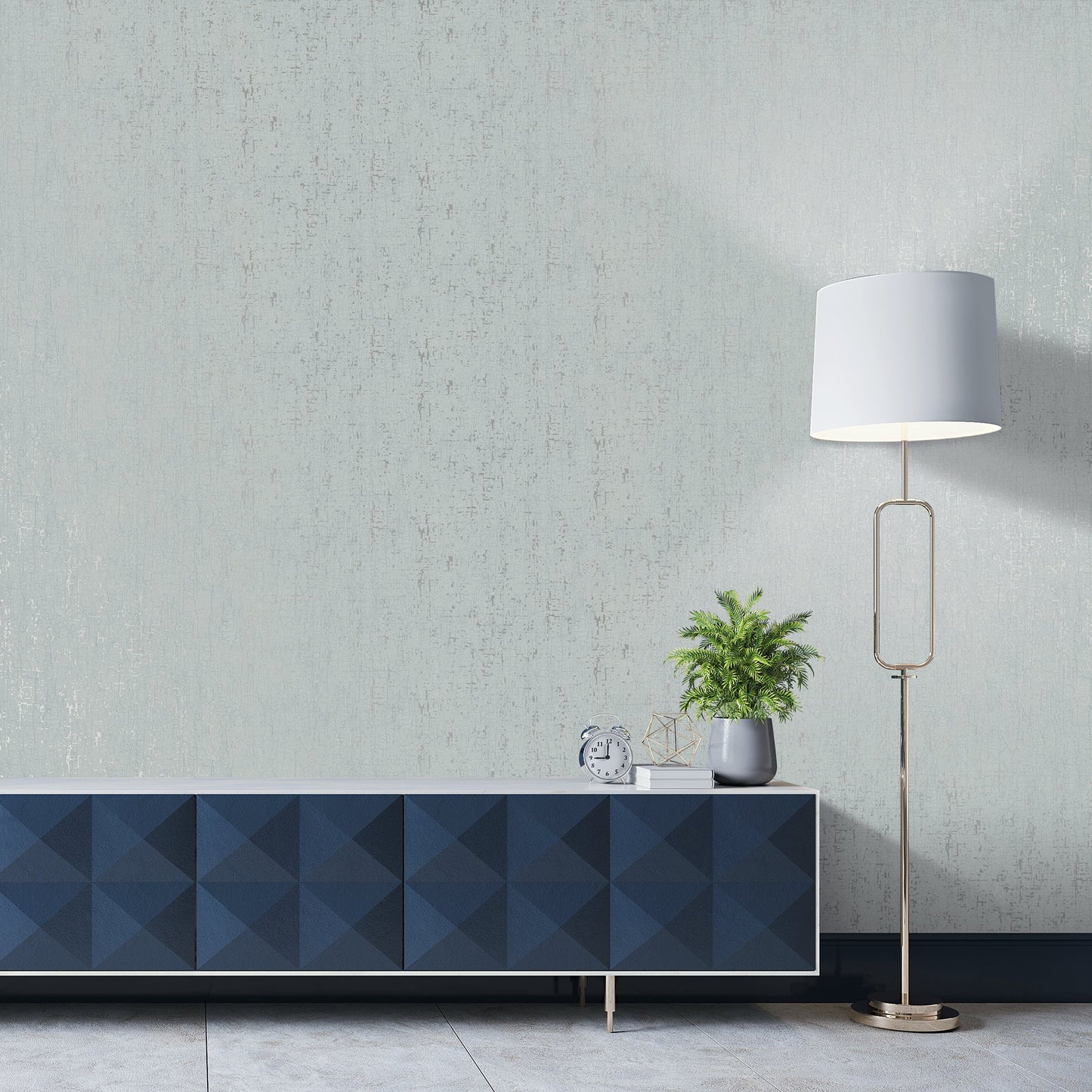 Natural FX 2 Bark Wallpaper - Blue / Silver Grey - Galerie - G67749Wallpaper199