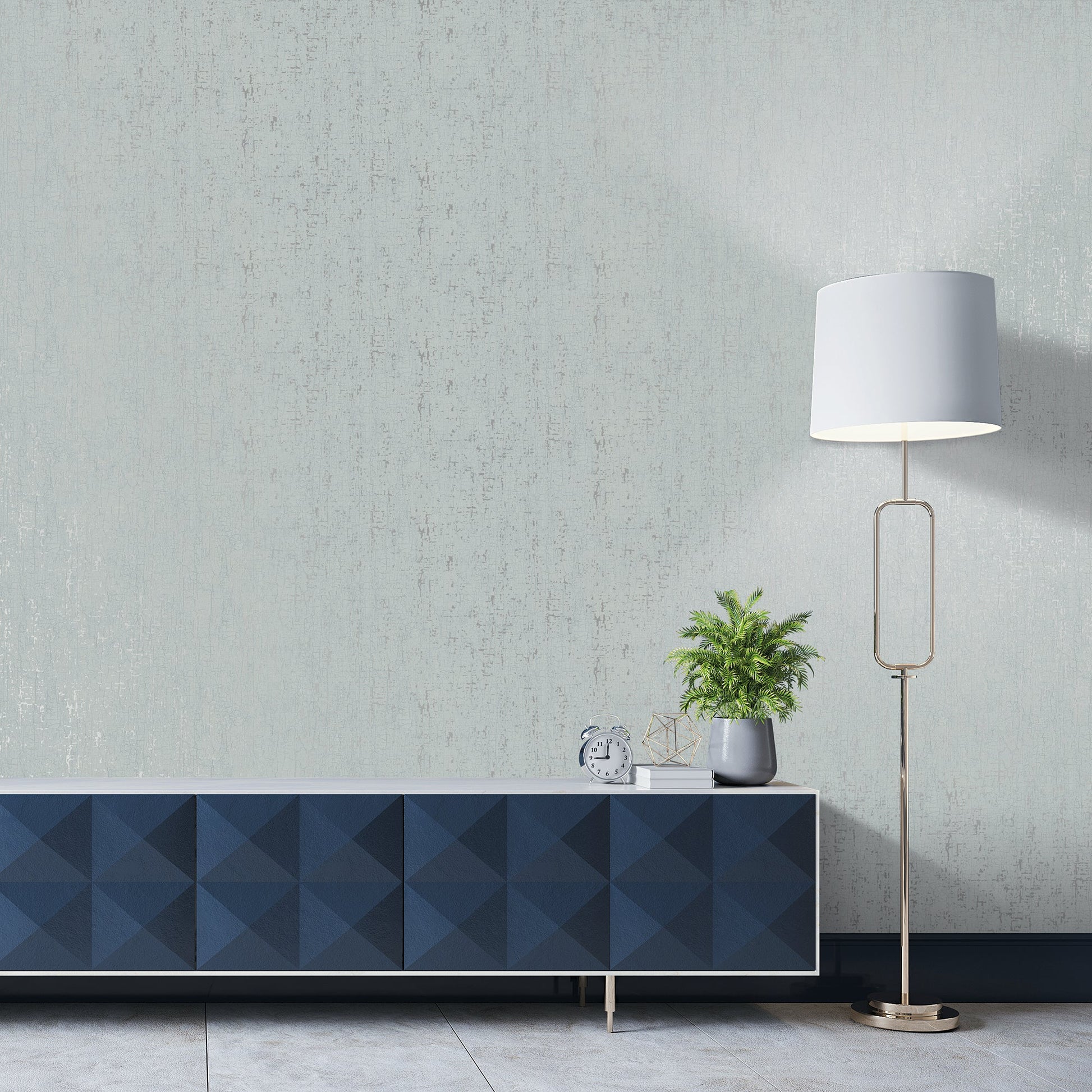Natural FX 2 Bark Wallpaper - Blue / Silver Grey - Galerie - G67749Wallpaper199