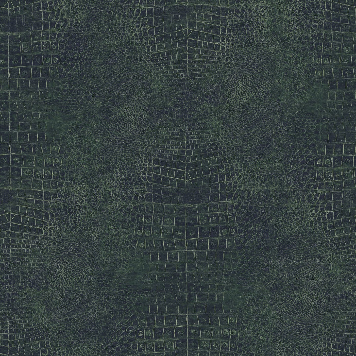 Natural FX 2 Crocodile Wallpaper - Green - Galerie - G67505Wallpaper199