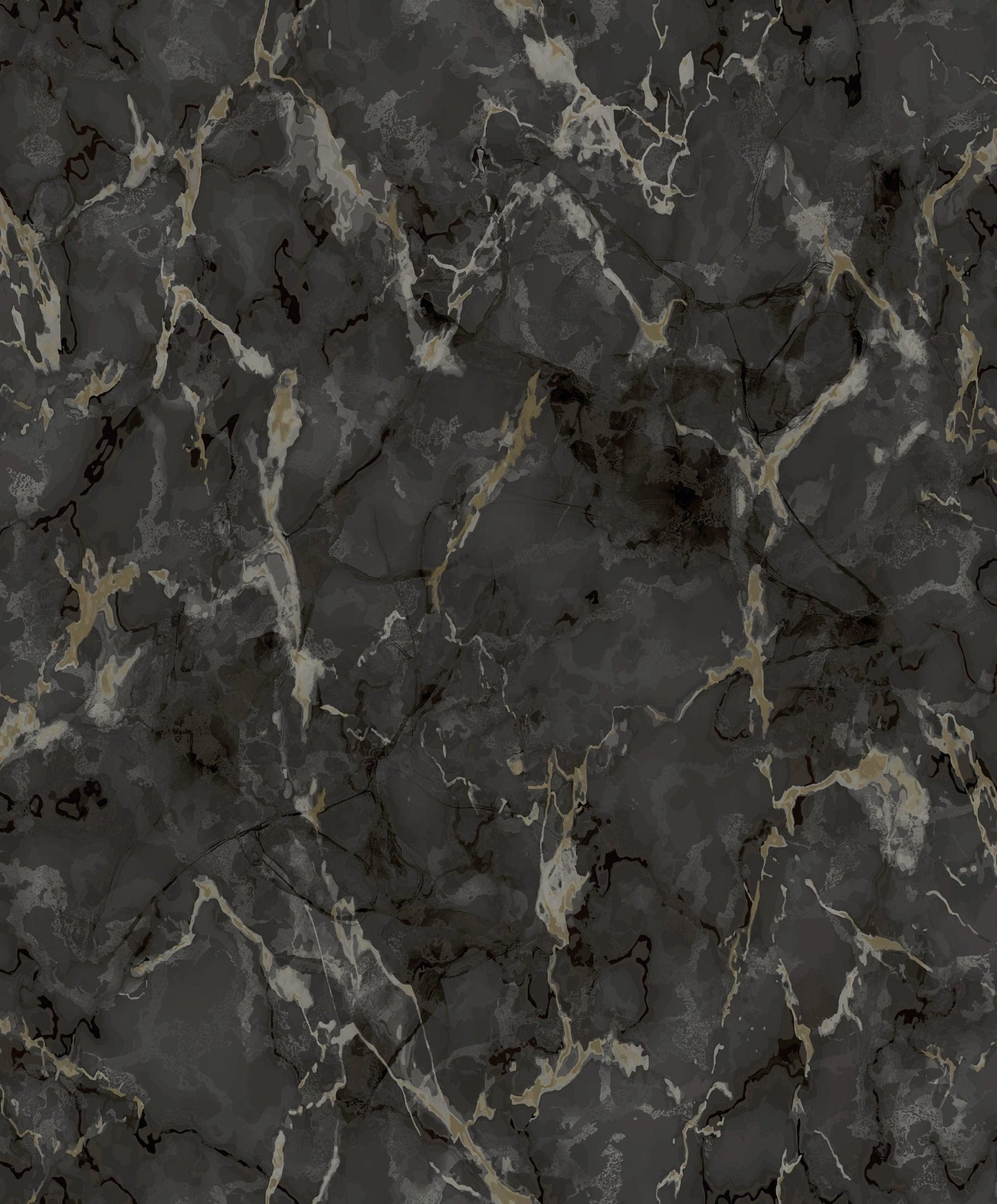 Natural FX 2 Marble Wallpaper - Black / Gold - Galerie - G67754Wallpaper199
