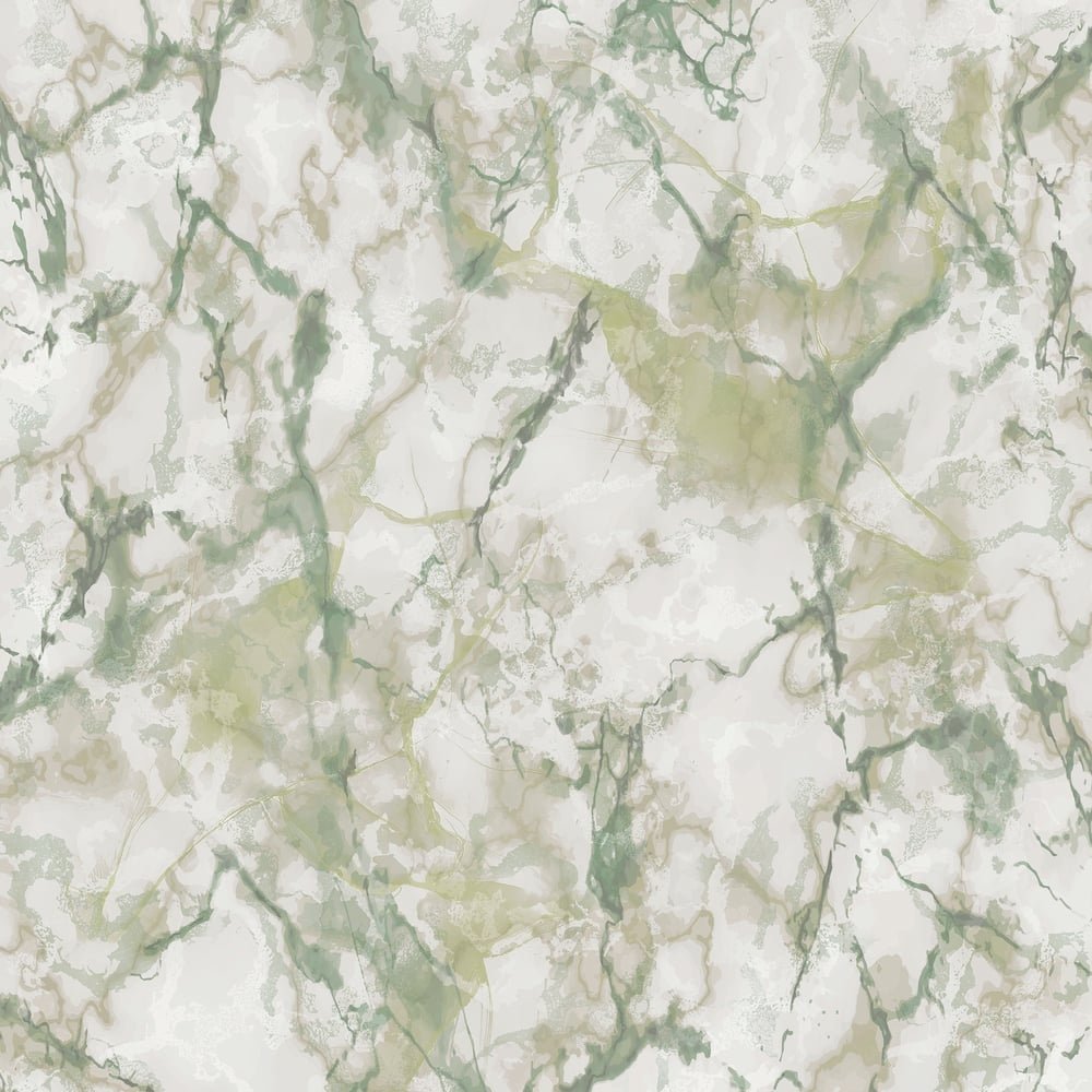 Natural FX 2 Marble Wallpaper - Green / Cream / White - Galerie - G67755Wallpaper199