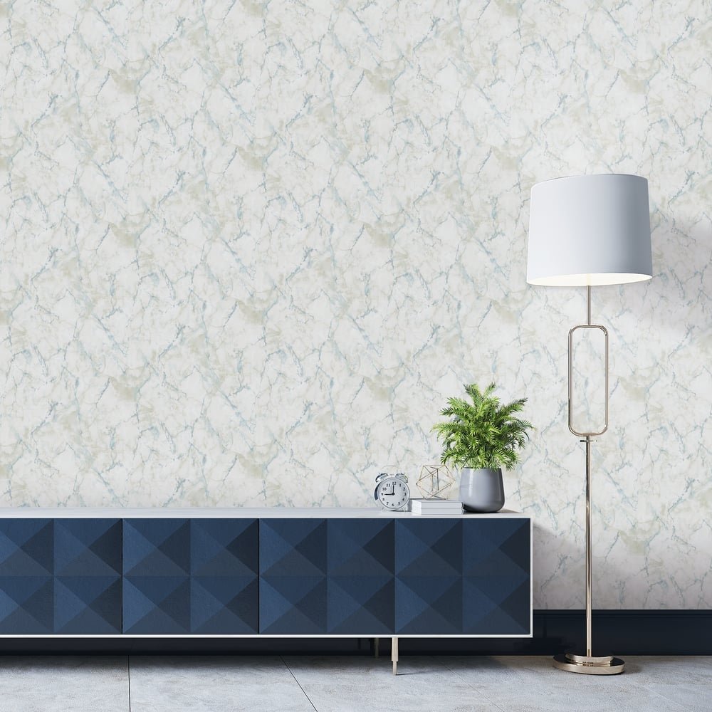 Natural FX 2 Marble Wallpaper - Green / White / Cream - Galerie - G67756Wallpaper199