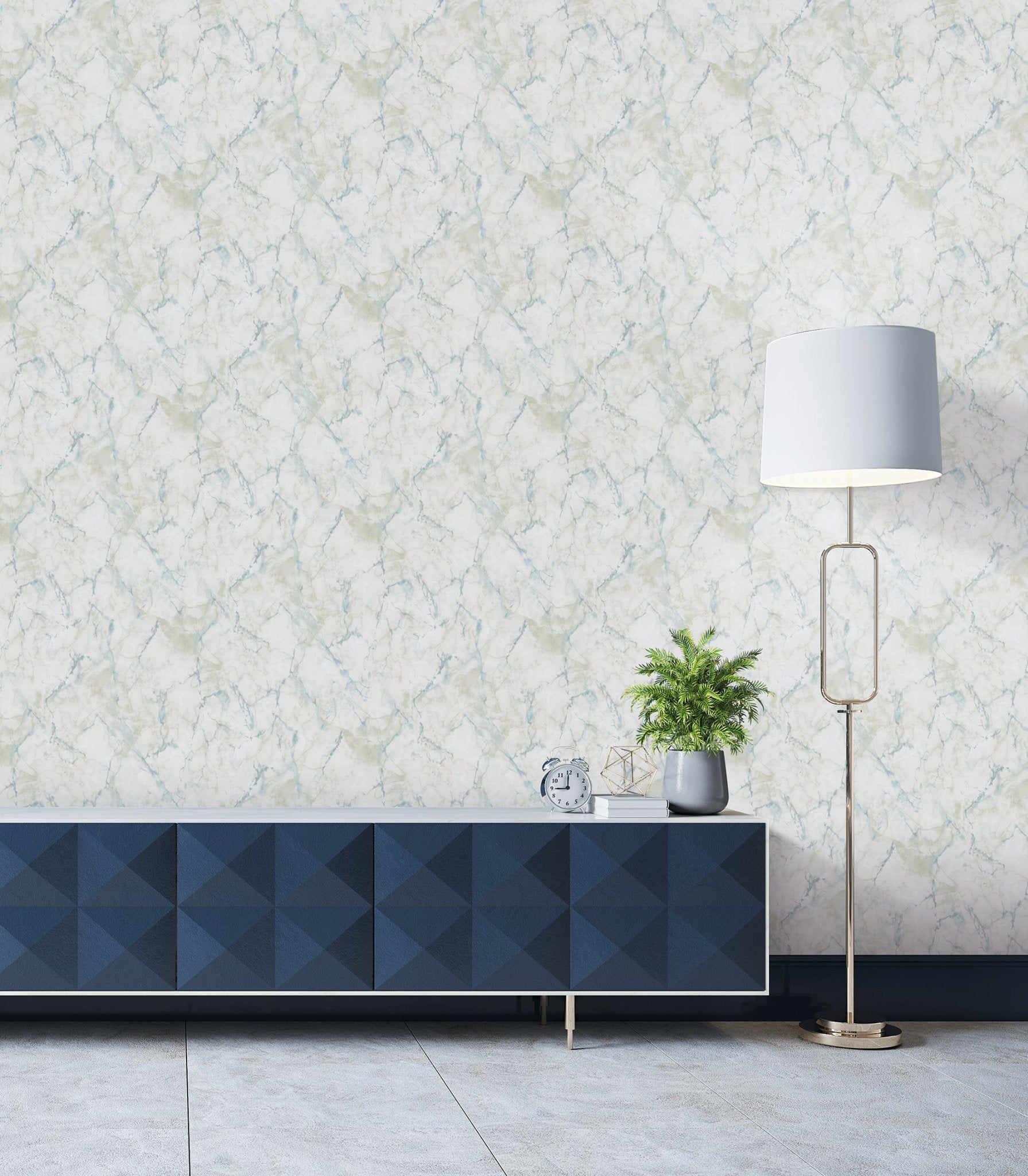 Natural FX 2 Marble Wallpaper - Green / White / Cream - Galerie - G67756Wallpaper199