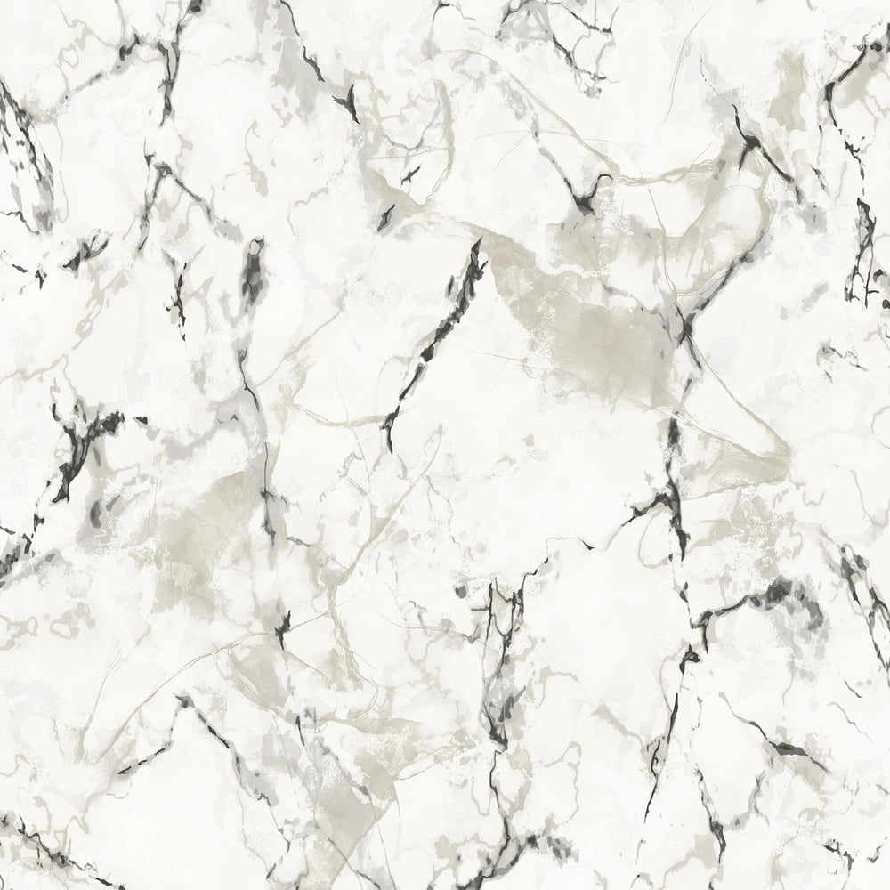 Natural FX 2 Marble Wallpaper - Silver Grey / Black / White - Galerie - G67758Wallpaper199