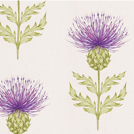 Nessy Wallpaper - Large Damson - Voyage Maison - NESSY/WPO/LDAWallpaper199