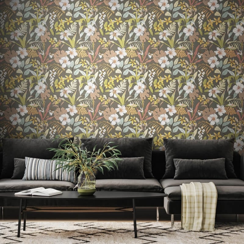 Oasis Wallpaper - Mink/Sage - Hoopla Walls - HWA1209WWallpaper199
