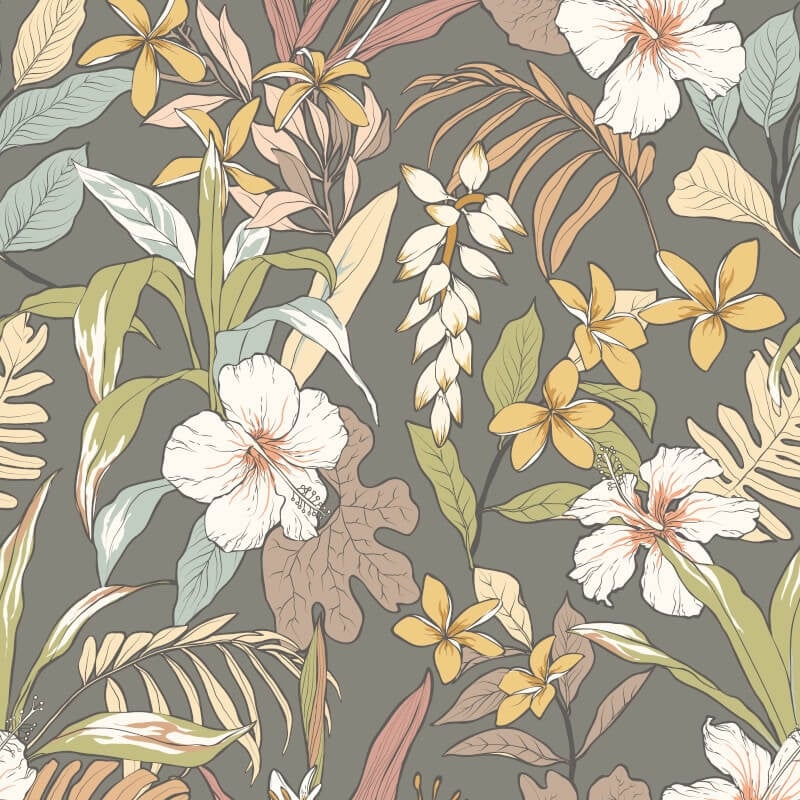 Oasis Wallpaper - Mink/Sage - Hoopla Walls - HWA1209WWallpaper199