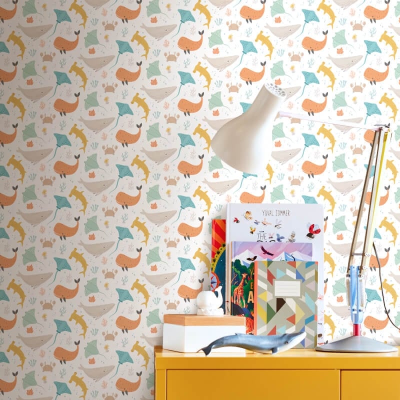 Ocean Adventure Wallpaper - Seafoam Spice - Hoopla Walls - HWA1301WWallpaper199
