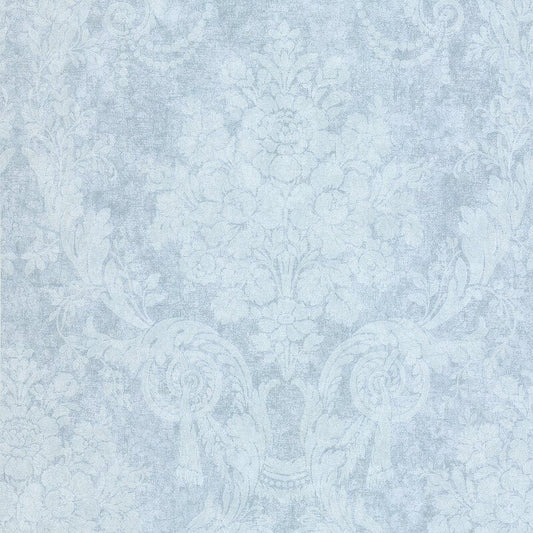 Olivia Damask Wallpaper - Blue - SK Filson - DE41435Wallpaper199