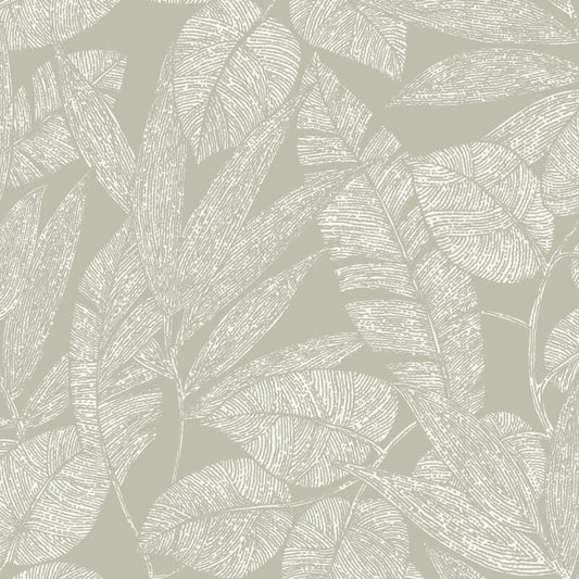 Omaru Lorena Leaves Wallpaper - Sage - Grandeco - A69501Wallpaper199