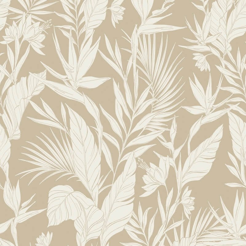 Omaru Lucia Forest Metallic Wallpaper - Beige - Grandeco - A71101Wallpaper199