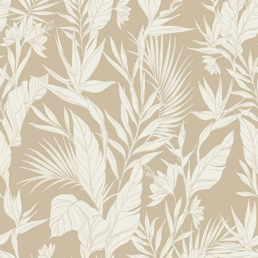 Omaru Lucia Forest Metallic Wallpaper - Beige - Grandeco - A71101Wallpaper199