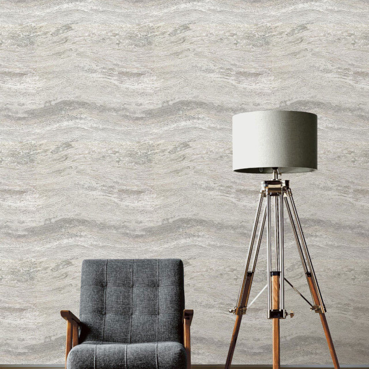 Onyx Avant - Garde Wallpaper - Champagne & White - Rasch - 519211Wallpaper199