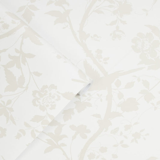 Oriental Garden Pearlescent Wallpaper - White - Laura Ashley - 113391Wallpaper199