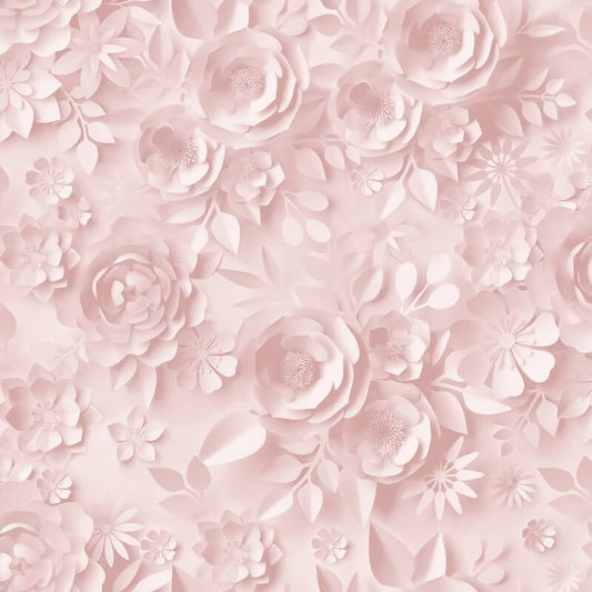 Origami Flowers Wallpaper - Pink - Muriva - M44603Wallpaper199