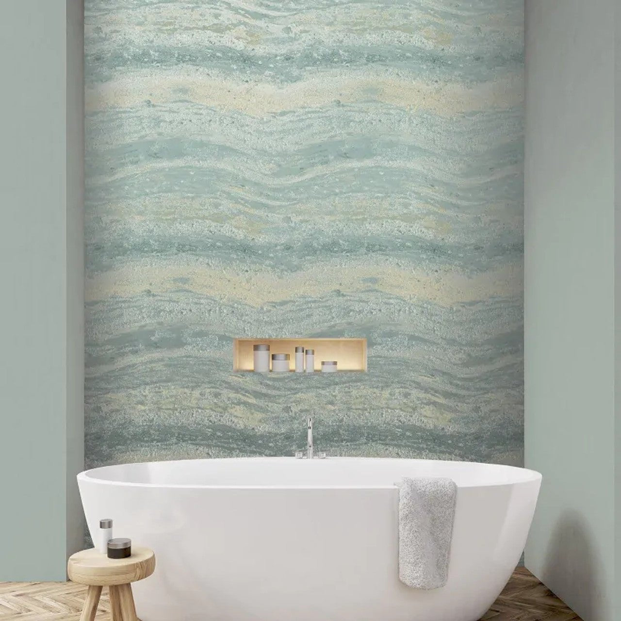 Orvieto Onyx Avant - Garde Wallpaper - Green - Rasch - 544466Wallpaper199